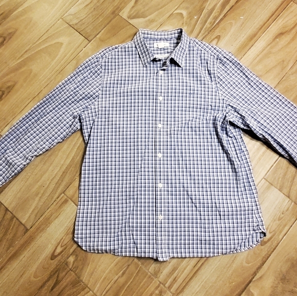 Calvin Klein Button Down Shirt from The Cotton Cashmere Collection - Picture 3 of 6